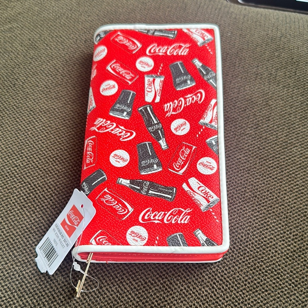 Coca Cola Red and White Wallet